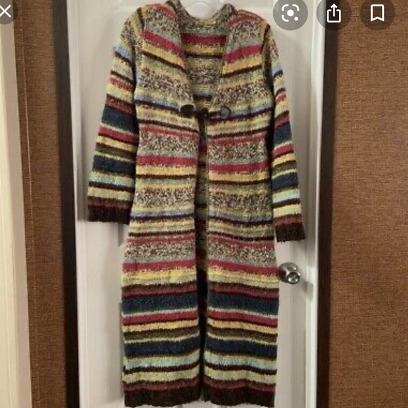 Relais full multicolor sweater coat/front closure - Picture 10 of 14